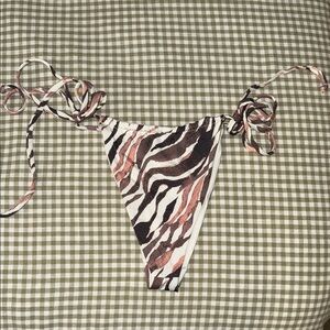 Frankie's Bikinis Brown Zebra Bikini